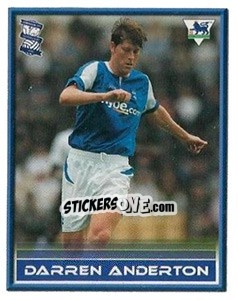 Sticker Darren Anderton - FA Premier League 2005-2006. Sticker Quiz Collection n. 34 - Merlin