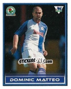 Cromo Dominic Matteo - FA Premier League 2005-2006. Sticker Quiz Collection - Merlin