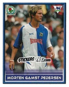 Figurina Morten Gamst Pedersen - FA Premier League 2005-2006. Sticker Quiz Collection - Merlin