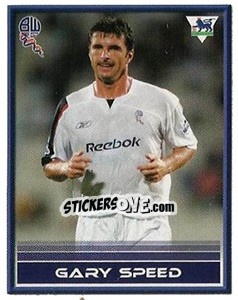 Sticker Gary Speed - FA Premier League 2005-2006. Sticker Quiz Collection - Merlin