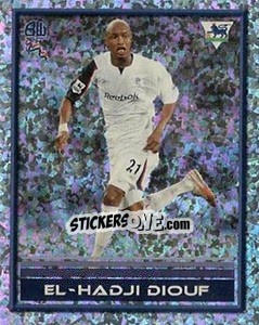 Sticker EL-Hadji Diouf - FA Premier League 2005-2006. Sticker Quiz Collection - Merlin