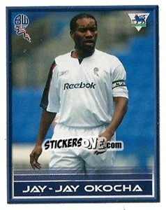 Sticker Jay-Jay Okocha - FA Premier League 2005-2006. Sticker Quiz Collection - Merlin