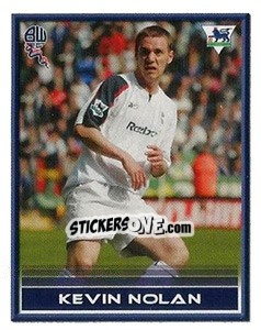 Sticker Kevin Nolan - FA Premier League 2005-2006. Sticker Quiz Collection n. 55 - Merlin