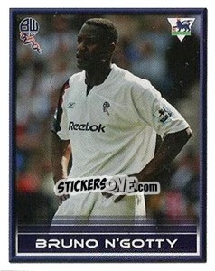 Sticker Bruno N'Gotty - FA Premier League 2005-2006. Sticker Quiz Collection n. 56 - Merlin