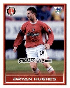 Sticker Bryan Hughes - FA Premier League 2005-2006. Sticker Quiz Collection - Merlin
