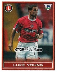 Sticker Luke Young - FA Premier League 2005-2006. Sticker Quiz Collection - Merlin