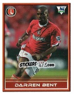Sticker Darren Bent - FA Premier League 2005-2006. Sticker Quiz Collection n. 63 - Merlin