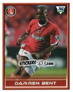 Sticker Darren Bent - FA Premier League 2005-2006. Sticker Quiz Collection - Merlin