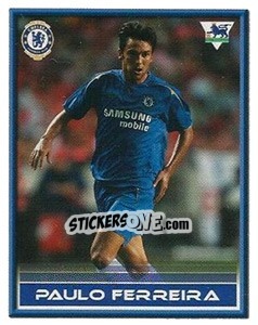 Sticker Paulo Ferreira - FA Premier League 2005-2006. Sticker Quiz Collection n. 73 - Merlin