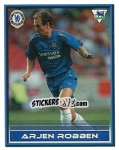 Sticker Arjen Robben - FA Premier League 2005-2006. Sticker Quiz Collection n. 74 - Merlin