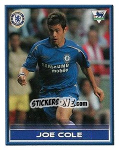 Sticker Joe Cole - FA Premier League 2005-2006. Sticker Quiz Collection n. 76 - Merlin