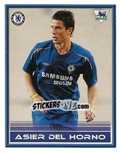 Figurina Asier Del Horno - FA Premier League 2005-2006. Sticker Quiz Collection - Merlin