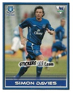 Sticker Simon Davies - FA Premier League 2005-2006. Sticker Quiz Collection n. 79 - Merlin