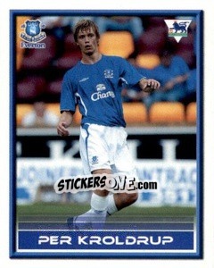 Cromo Per Kroldrup - FA Premier League 2005-2006. Sticker Quiz Collection - Merlin