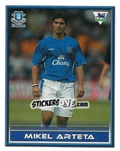 Sticker Mikel Arteta - FA Premier League 2005-2006. Sticker Quiz Collection - Merlin