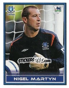 Sticker Nigel Martyn - FA Premier League 2005-2006. Sticker Quiz Collection - Merlin