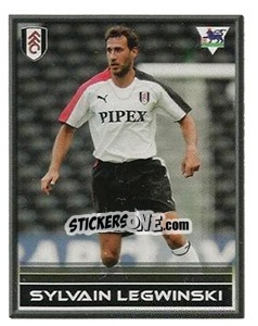 Sticker Sylvain Legwinski - FA Premier League 2005-2006. Sticker Quiz Collection n. 92 - Merlin