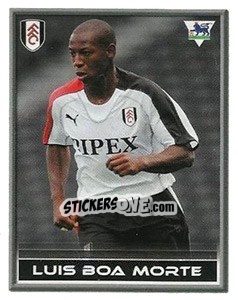 Sticker Luis Boa Morte - FA Premier League 2005-2006. Sticker Quiz Collection n. 95 - Merlin