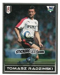 Sticker Tomasz Radzinski - FA Premier League 2005-2006. Sticker Quiz Collection n. 96 - Merlin