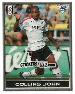 Cromo Collins  John - FA Premier League 2005-2006. Sticker Quiz Collection - Merlin