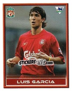 Sticker Luis Garcia - FA Premier League 2005-2006. Sticker Quiz Collection n. 103 - Merlin
