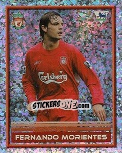 Sticker Fernando Morientes - FA Premier League 2005-2006. Sticker Quiz Collection n. 104 - Merlin