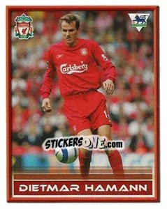Sticker Dietmar Hamann - FA Premier League 2005-2006. Sticker Quiz Collection - Merlin