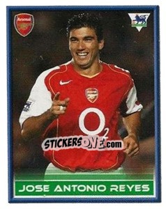 Cromo Jose Antonio Reyes - FA Premier League 2005-2006. Sticker Quiz Collection - Merlin