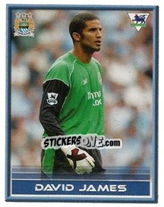 Cromo David James - FA Premier League 2005-2006. Sticker Quiz Collection - Merlin