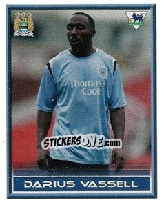 Sticker Darius Vassell - FA Premier League 2005-2006. Sticker Quiz Collection n. 123 - Merlin