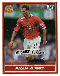 Sticker Ryan Giggs - FA Premier League 2005-2006. Sticker Quiz Collection n. 133 - Merlin