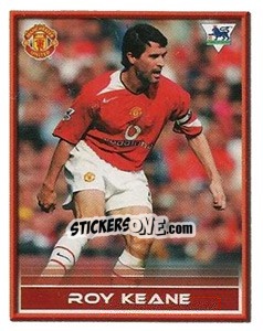 Sticker Roy Keane - FA Premier League 2005-2006. Sticker Quiz Collection n. 136 - Merlin