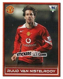 Sticker Ruud Van Nistelrooy - FA Premier League 2005-2006. Sticker Quiz Collection n. 142 - Merlin