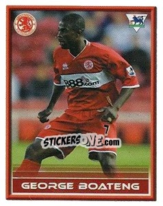 Sticker George Boateng - FA Premier League 2005-2006. Sticker Quiz Collection - Merlin