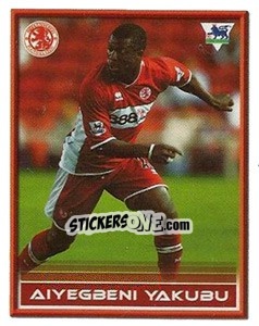 Sticker Aiyegbeni Yakubu - FA Premier League 2005-2006. Sticker Quiz Collection n. 148 - Merlin