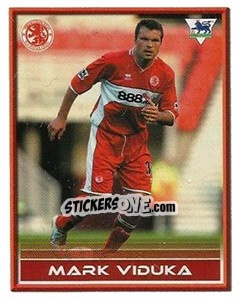 Sticker Mark Viduka - FA Premier League 2005-2006. Sticker Quiz Collection - Merlin