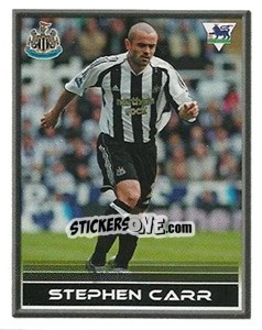 Sticker Stephen Carr - FA Premier League 2005-2006. Sticker Quiz Collection n. 154 - Merlin
