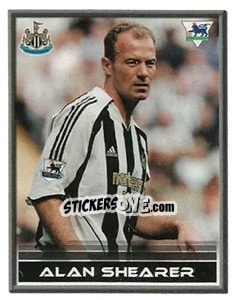 Sticker Alan Shearer - FA Premier League 2005-2006. Sticker Quiz Collection - Merlin