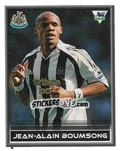 Sticker Jean-Alain Boumsong - FA Premier League 2005-2006. Sticker Quiz Collection - Merlin