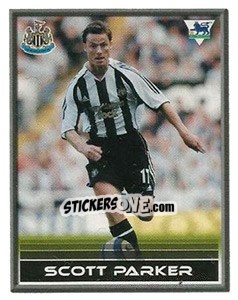 Sticker Scott Parker - FA Premier League 2005-2006. Sticker Quiz Collection - Merlin