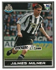 Sticker James Milner - FA Premier League 2005-2006. Sticker Quiz Collection - Merlin
