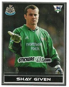 Sticker Shay Given - FA Premier League 2005-2006. Sticker Quiz Collection - Merlin
