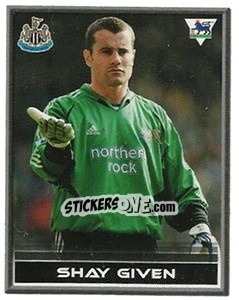 Sticker Shay Given - FA Premier League 2005-2006. Sticker Quiz Collection n. 162 - Merlin