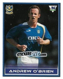 Cromo Andrew O'Brien - FA Premier League 2005-2006. Sticker Quiz Collection - Merlin