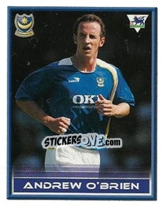 Sticker Andrew O'Brien - FA Premier League 2005-2006. Sticker Quiz Collection n. 166 - Merlin