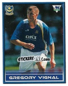 Sticker Gregory Vignal - FA Premier League 2005-2006. Sticker Quiz Collection - Merlin