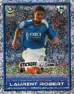 Sticker Laurent Robert - FA Premier League 2005-2006. Sticker Quiz Collection - Merlin