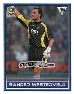 Sticker Sander Westerveld - FA Premier League 2005-2006. Sticker Quiz Collection - Merlin