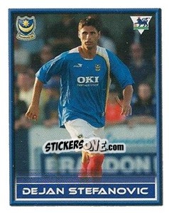 Sticker Dejan Stefanovic - FA Premier League 2005-2006. Sticker Quiz Collection n. 174 - Merlin