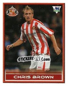 Sticker Chris Brown - FA Premier League 2005-2006. Sticker Quiz Collection n. 177 - Merlin